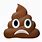 iPhone Frowning Poop Emoji