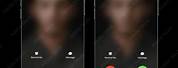 iPhone Incoming Call Screen Template