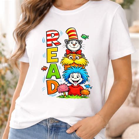 Dr. Seuss read Across America PNG Clipart, conception de chemise de ...