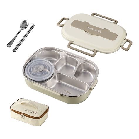 Easy Cleaning 304 Stainless Steels Insulated Container With Soup Bowl ...