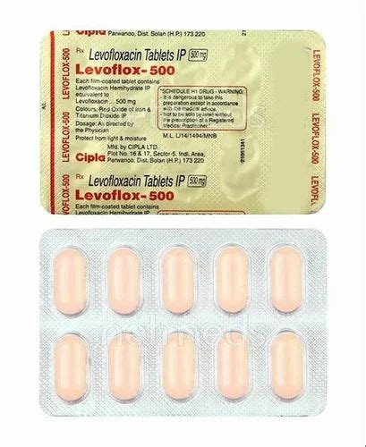 Levoflox 500 Levofloxacin Tablet at ₹ 96/strip | Levofloxacin Tablets ...