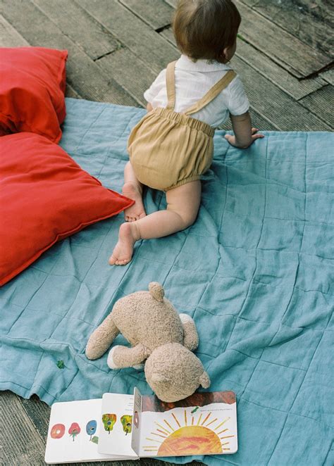 Strampler aus Leinen und Baumwolle - Newborn | MANGO OUTLET Deutschland