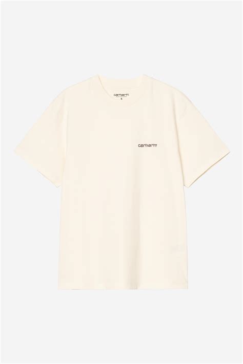 Carhartt WIP W' S/S Script Embroidery T-Shirt, Cinnerus / Cozy Purple ...
