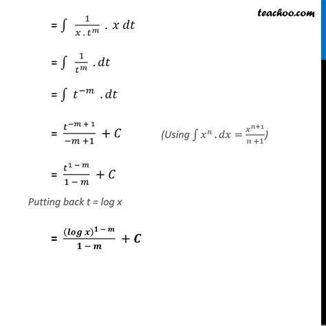 Ex 7.2, 14 - Integrate: 1 / x(log x)m - Chapter 7 CBSE - Ex 7.2