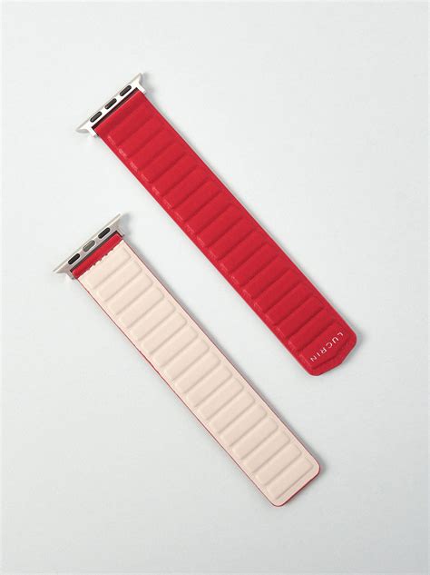 | Leather Magnetic Band for Apple Watch Series 11 (46mm) and SE 3 (44mm) - Dark Brown - Smooth ...