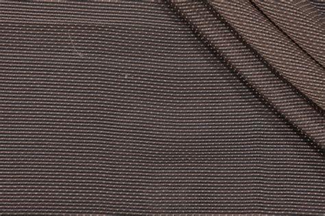 1.13 Yards Scalamandre Silk Stripe 120 inch Sheer Drapery Fabric in Taupe