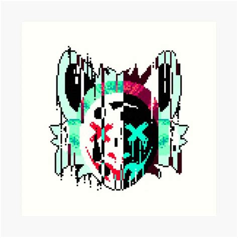 Cute Protogen Art Prints for Sale | Redbubble