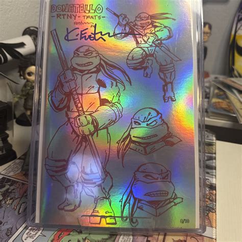 Kevin Eastman Donatello Art Book Signed with COA SDCC 2025 Exclusive