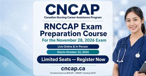 RNCCAP Exam Preparation Course – October 2026 | In Person & Live Online ...