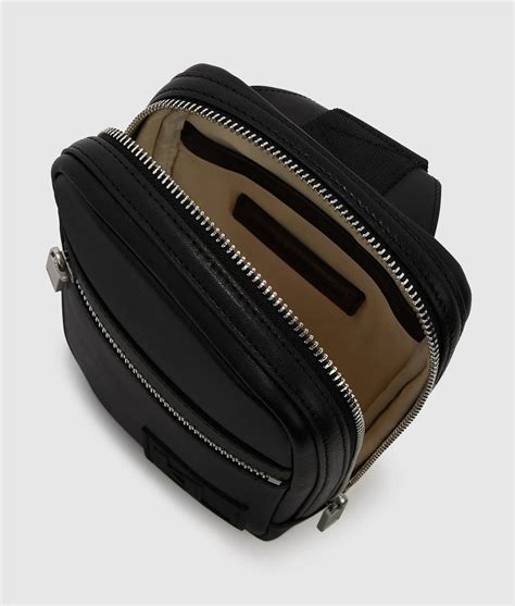 Monogram patch slingbag | Black | Men | KARL LAGERFELD