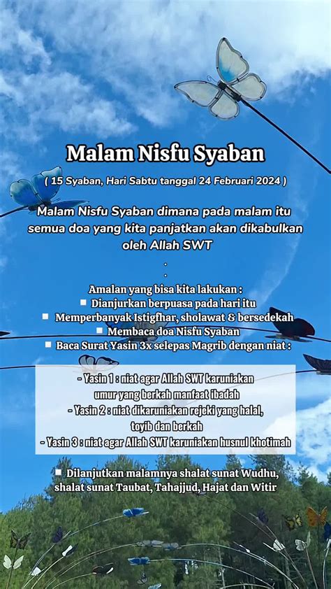 Malam Nisfu Sya'ban: Amalan dan Keberkahan | TikTok
