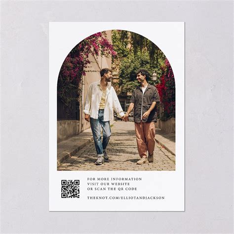 The Knot - Scripted Arch Wedding Invitations