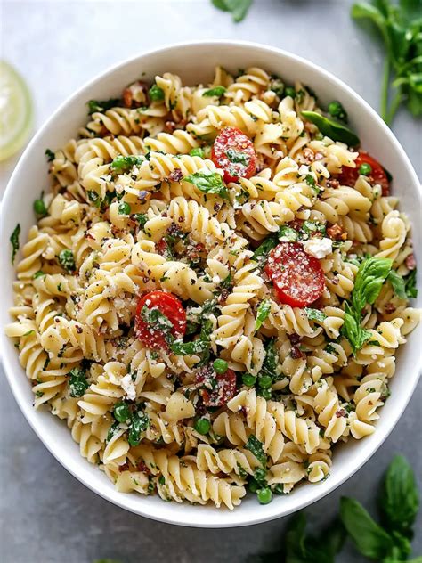 Irresistible Spring Pasta Salad With Protein That Brightens