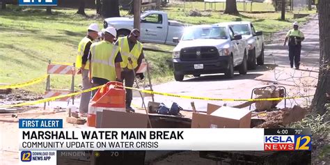 Marshall residents remain under boil advisory as transmission main ...