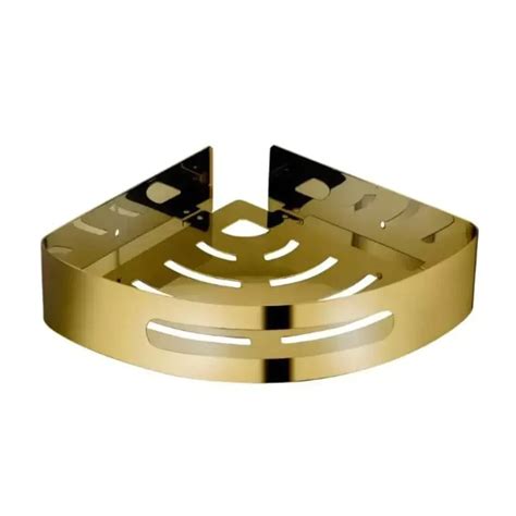 FOSSA Stainless Steel Corner Shelf – Wall-Mounted Bathroom & Kitchen ...