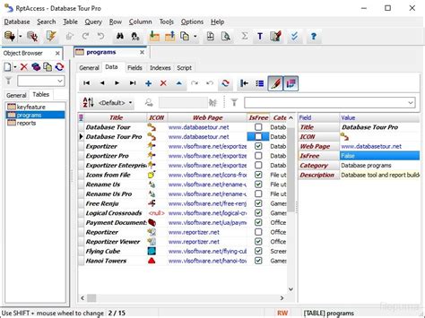 Descargar Database Tour Pro (64bit) 11.6.1.819 para windows - Filepuma.com