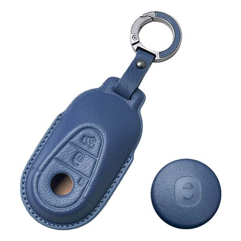 Keyzone Leather Key Cover & AC Vent Car Perfume for Mercedes Benz S-Cl