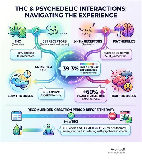 Should I stop THC gummies before psychedelic therapy? 1st – Aventus8