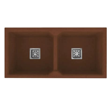 Quartz kitchen sink Double Bowl Kitchen Sink -37"x18"x10" Inches Brown ...