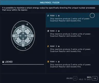 Quantum Reactor(TECH) Skill at Starfield Nexus - Mods and Community