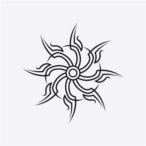 Sun tribal tattoo Images - Free Download on Freepik