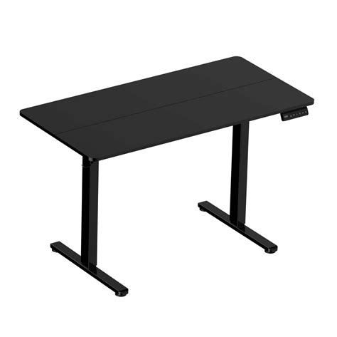 Escritorio Regulable Metal-y-mdf Negro Up — Divino