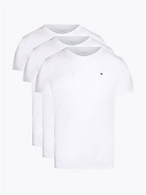 Tommy Hilfiger 3-Pack T-Shirts - White | Trunks & Boxers UK – Trunks ...
