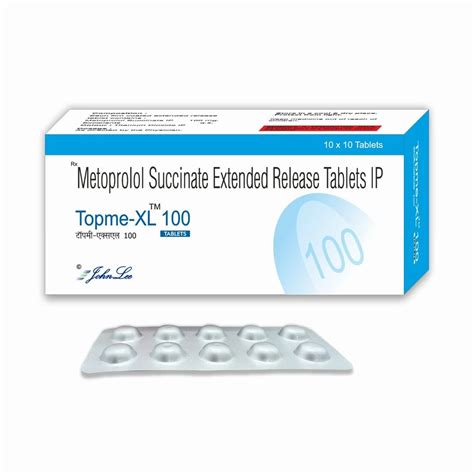 Metoprolol Succinate IP 100 Mg Topme-XL 100 at ₹ 250/strip | Nagpur ...