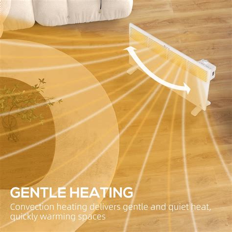 Homcom 2kw Convector Heater (White) – Aircare