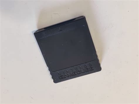 Nintendo GameCube Memory Card 251 Blocks Black OEM DOL-014 Genuine ...