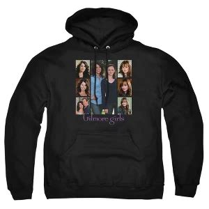 Men's Gilmore Girls Character Squares Pull-Over Hoodie : Target