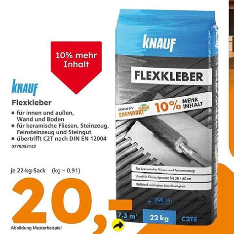 Flexkleber Angebot bei Globus Baumarkt - ProspektGuru.de
