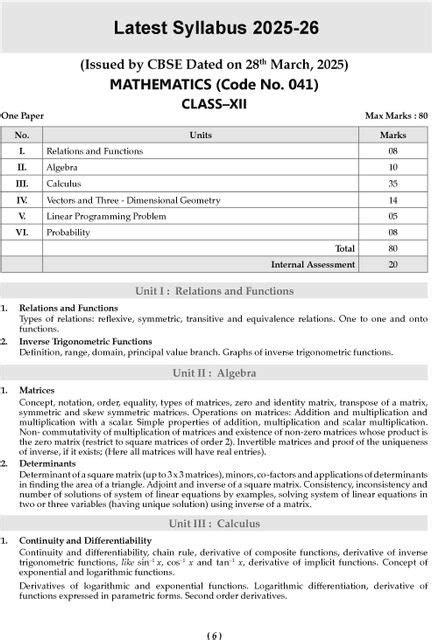 CBSE 15 Sample Question Papers Class 12 Mathematics for 2026 Board Exam ...