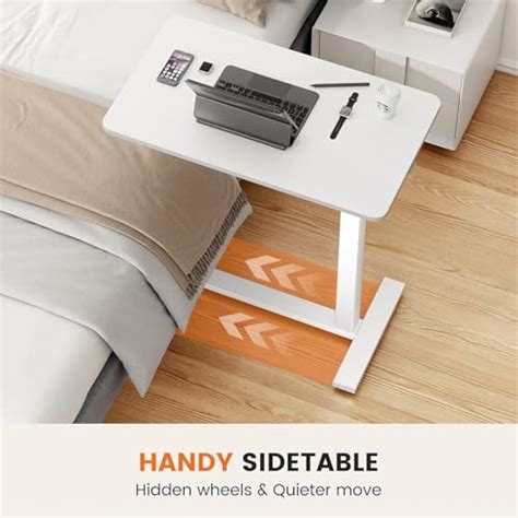Price History of Sweetcrispy Overbed Bedside Table with Wheels ...