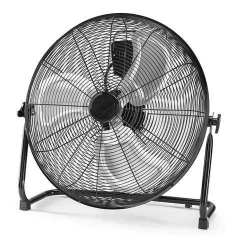 Industrial High-Velocity Floor Fan, 3-Speed Metal Fan with 120 ...