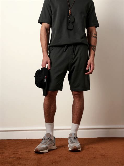 Shop Grey Solid Relaxed-Fit Sporty Casual Shorts with Elasticated ...