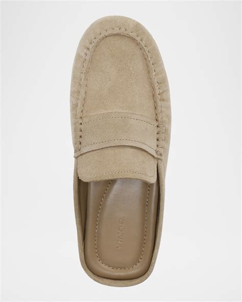 Vince Berkley Suede Driver Mules | Neiman Marcus