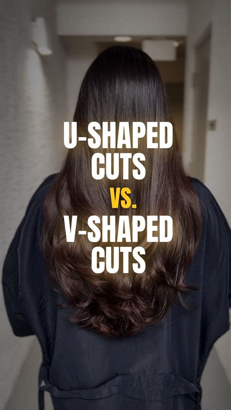 V Shaped Layers For Straight Hair