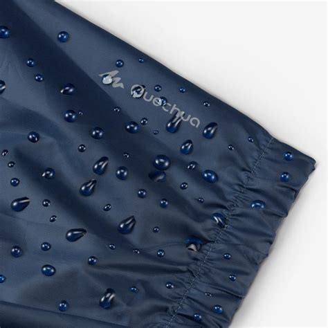 Kids' Hiking Waterproof Overtrousers MH100 7-15 Years - Navy Blue ...