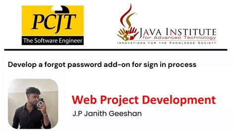 Develop a forgot password add-on for sign in process - YouTube