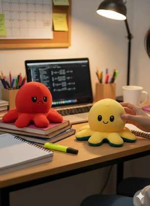 FUN KIDS Mood Express octopus toy-15cm - 15 cm - Mood Express octopus ...