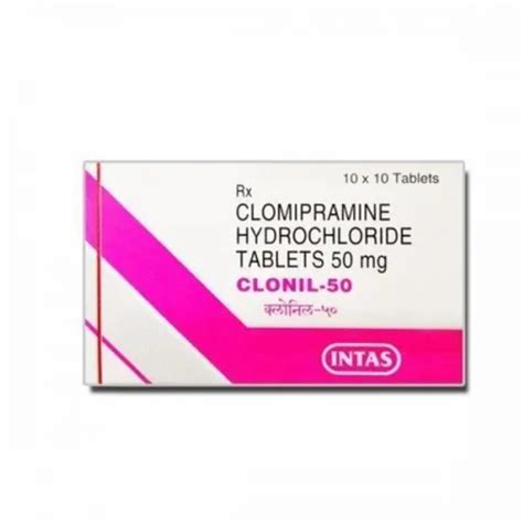 25mg Clofranil Clomipramine Hydrochloride Tablets at ₹ 55/strip ...