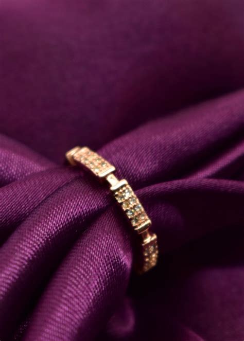 SLEEK LINE PATTERN FINGER RING – Sonchafa