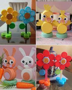 Ideias com Tampas de Garrafas de Amaciante #recycle #diy #craft ...