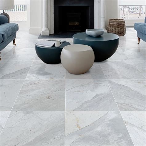 Gobek.com Polar White Marble Polished Floor and Wall Tile - Shop