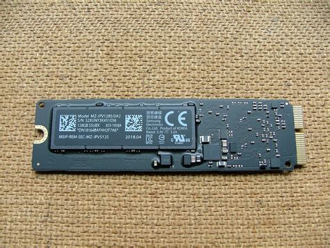 A1502 A1398 A1465 A1466 Samsung SSD 128GB Hard Drive Has Mac OSX 12.7 ...