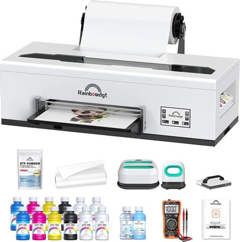 Amazon.com: RAINBOWDGT R1390 DTF Printer, A3 T-Shirt Printing Machine ...