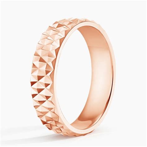 Buy Men's Wedding Bands, Pyramid Studded 925 Sterling Silver Ring ...