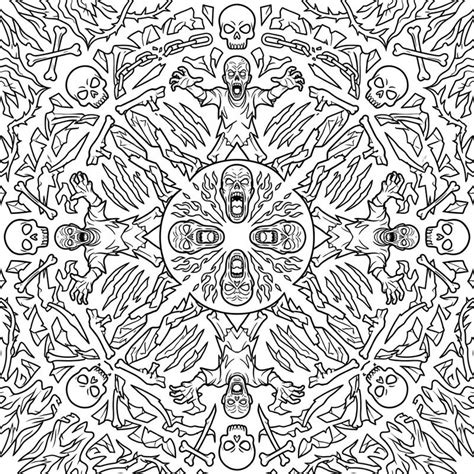 Screamer Zombies Coloring Pages - Printable