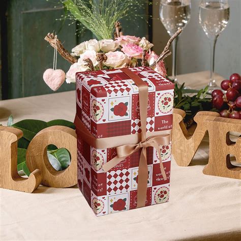 6pcs Wrapping Paper Gift Gift Paper Book Cover Paper Ins Style Birthday ...